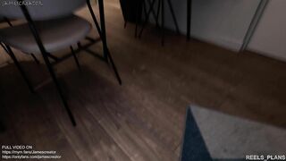 Big Ass French Girl Cheats on her Boyfriend, Caught Masturbating and Fucked by her Roommate