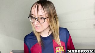 A Barcelona Supporter Fucked by PSG Fans in the Corridors of the Football Stadium !!!