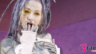 Hard DOUBLE ANAL from Crazy TATTOO PUNK - ATM, Gape, Facial, Prolapse, Swalow, DAP - Goth Alt Girl