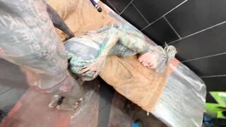 Girl Gets Fucked from Tattoo Artist after the Session in the Studio