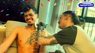 TATTOO ARTIST'S PERFECT BODY COUSIN HELPING TO RELAX WITH HER PUSSY Ft. Angely, Amber Kai & Mad Ink