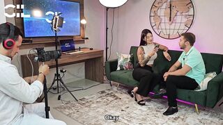 I Interview an Inexperienced Porn Actor and I Convince him to Fuck and he Ends up Fillin -salome Gil