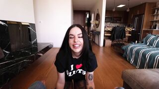 Petite Amateur Brunette Takes on Dick Size of WINE BOTTLE - Girthmasterr x Effycutie