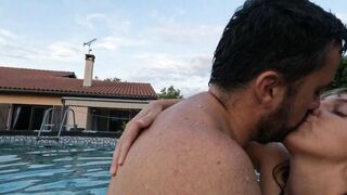 He Suddenly Takes my Bikini off to Fuck me in the Swimming Pool