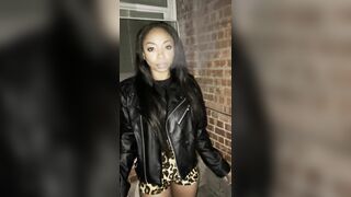 Public Sneaky Link Smoke and Fuck Cali Gets Fucked outside by Chris Blaccwood