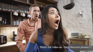 Stepbrother Bangs the Bride-To-Be - Rae Lil Black / Brazzers