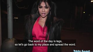 Public Agent Sexy Asian with Fantasitc Tits and Ass Seduced by his Rizz