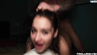 HE REARRANGED HER GUTS - College Cutie Loves it Rough - Kaya Finch - NoLube