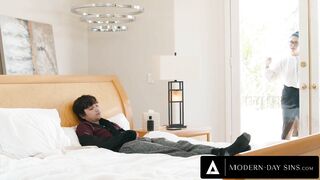 MODERN-DAY SINS - Caring MILF Teacher Dana Vespoli gives a Helping Hand to Injured Student