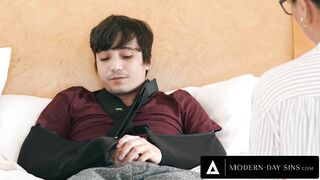 MODERN-DAY SINS - Caring MILF Teacher Dana Vespoli gives a Helping Hand to Injured Student