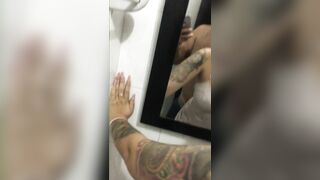 Fucks me in the Bathroom before we get Caught