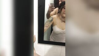 Fucks me in the Bathroom before we get Caught