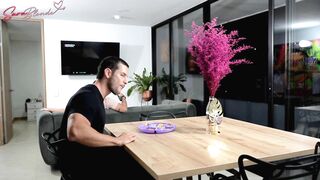 Cuckold Watching Movies while his Wife Fucks a Big Cock - Sara Blonde Duncan Saint