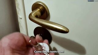 Cuckold Husband comes Home and Discovers his Cheating Wife having Sex with another Man. BETRAYAL SEX