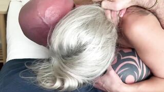 Horny Blonde Gets Hard Rough DVP!! MMF Threesome - Steve Rickz