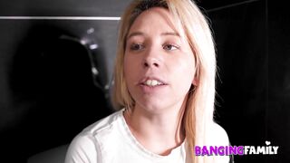 Banging Family - Step Sister Nailed Hard in the Bathroom