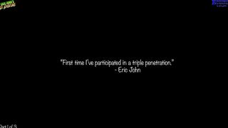 Erotique Entertainment Hollywood Triple Penetration 1of3 ANGIE BLOOM all Holes Filled ERIC JOHN +2