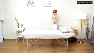 Virgin Tight Perfection Enjoys her Masseurs Hands