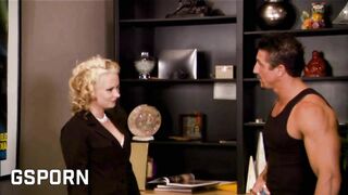 Sexy Blonde MILF with Natural Tits need Hard Anal Sex and Cum in Mouth