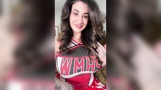 Arabelle Raphael Dirty Cheerleader POV Solo - the Naughtiest Cheerleader on the Team Brings you Home