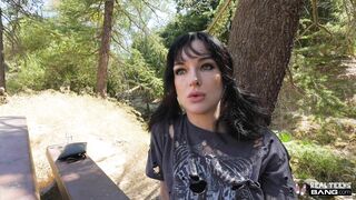 Real Teens - Sexy Tattooed Teen Lysagna DelRay Flashing and Fucking under the Bridge