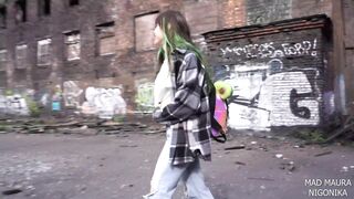 Gave to the Mouth of a Mad Maura Model at an Abandoned Factory _ Nigonika Top Porn 2023 (4K)