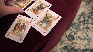 Blonde Teen Plays a Game with a Naughty Couple