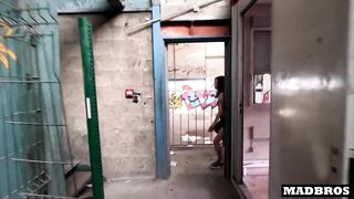 A little Tattooed Goth Cheats on her Boyfriend and Gets her Ass Fucked by a BBC in Urbex!!!