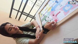 My best Friend Visits me and she wants me to Fuck her on the Balcony AMATEUR!!!!