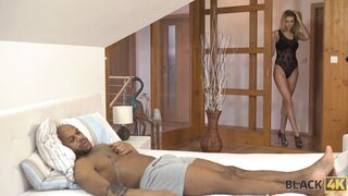 BLACK4K. during Vacation Blonde Cheats on Hubby with Hung Black Stud