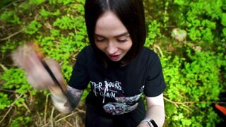 OMG! we were almost Spotted during a Blowjob! Fucking a Tight Pussy. Cum on her Face