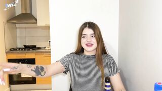 Fucked Nymphomaniac Neighbor in Wet Hole with Subtitles