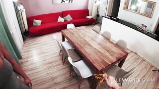 LATINA POV - Tatted Latina Gets Fucked on the Table: Zara Mendez - WolfWagnerCom