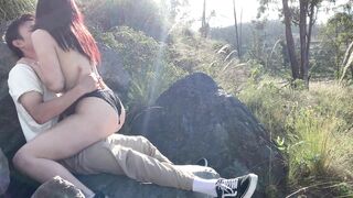 My STEP-SISTER and I FUCKED during a Walk in the WOODS!