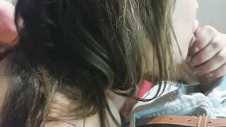 Cuckold: just Caught my Wife Cheating with the 18y/o Pizza Boy so i Joined in and Fucked her Throat