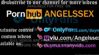 Fishnet Bodysuit and Heels make him Cum twice / Angelssex