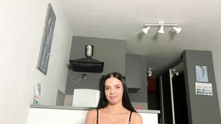 Cum on the Face of Slender Tanned Gymnast Sofi Li • Nick Morris