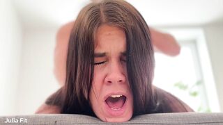 Schoolgirl Takes in Mouth after ANAL