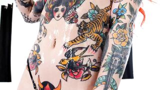 Bang Surprise - Marvelous Tattooed Redhead Loveless got her Tight Pussy Pounded Hard