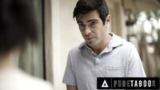 PURE TABOO Seduced Barista Stevie Moon Accepts Anal Sex from Handsome but Rude Customer she just Met