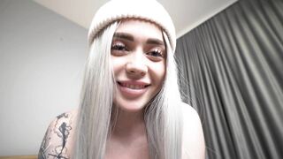 Hot Blonde with Tight Wet Pussy Rides Cock and Gets Cum on her Cute Face