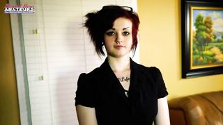 Alternative Hottie Marci Gets her Clit Vibed to Orgasm!