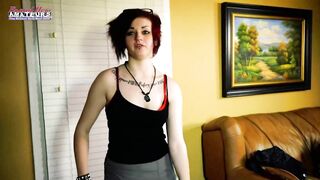 Alternative Hottie Marci Gets her Clit Vibed to Orgasm!