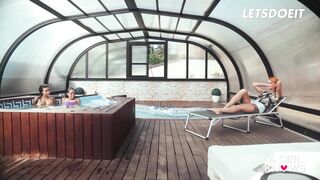 Curvy Babes Susy Gala, Canela Skin & Kessy Shy Enjoy Pool Sex - a GIRL KNOWS