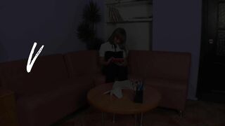 Mirelle - Cute Teen in Stockings Seduces Tutor