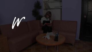 Mirelle - Cute Teen in Stockings Seduces Tutor