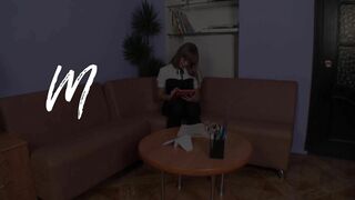 Mirelle - Cute Teen in Stockings Seduces Tutor