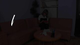 Mirelle - Cute Teen in Stockings Seduces Tutor