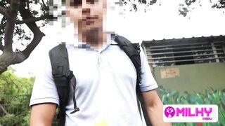 Thaina Fields goes out to the Street to look for a Horny Male to Fuck Him.