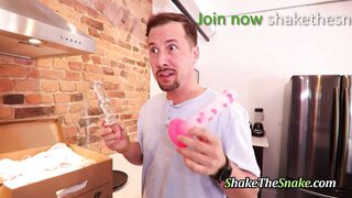 Shake the Snake - a Busty Blonde is Nailed in the Kitchen by Jessy Jones